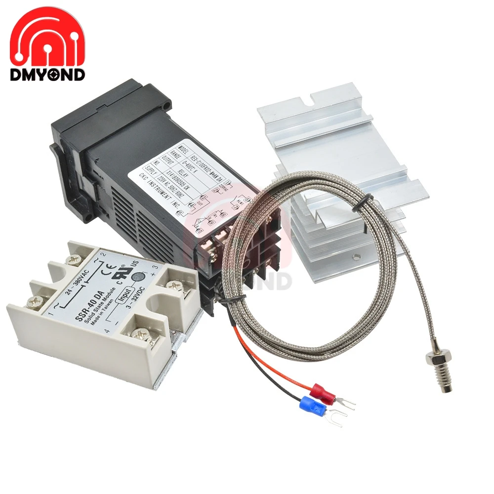 Цифровой дисплей регулятор температуры термостата релейный выход без