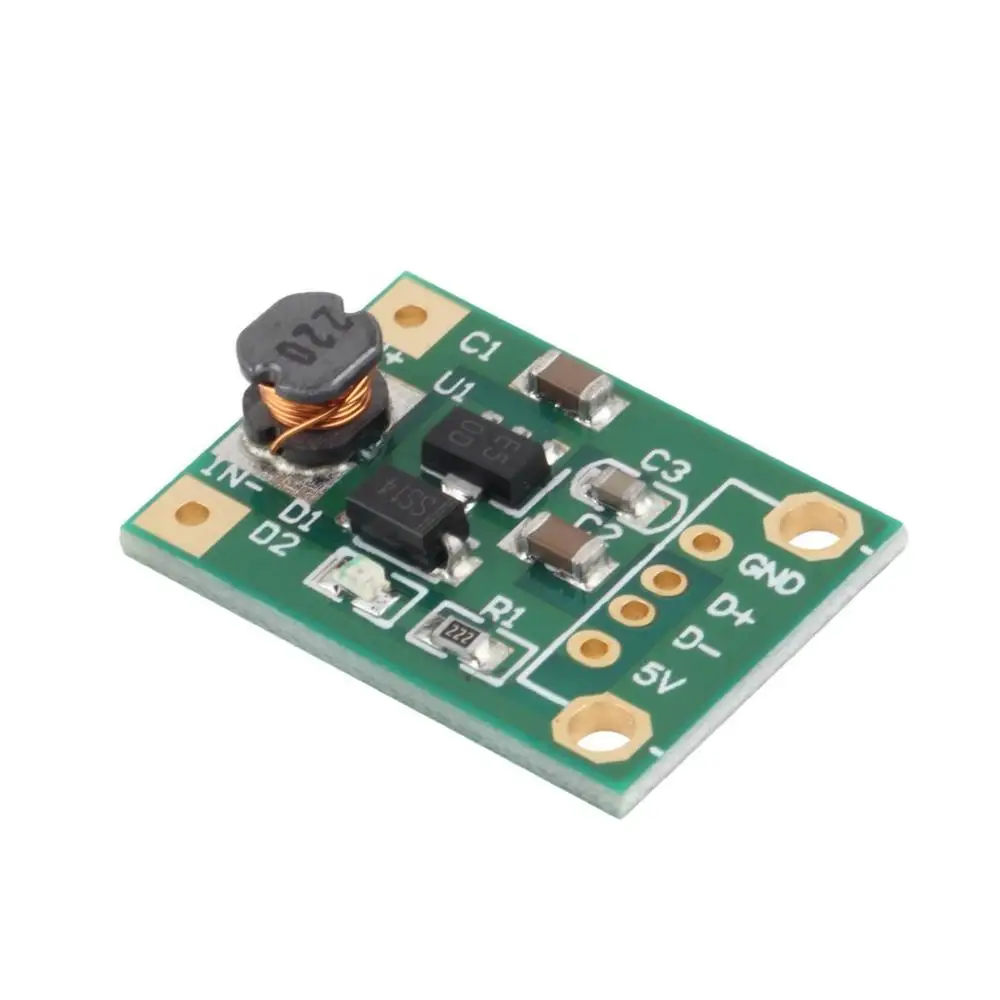 

DC-DC Boost Converter Step Up Module 1-5V To 5V 500mA Power Module For Mobile Phones Camera Single-chip Digital Products