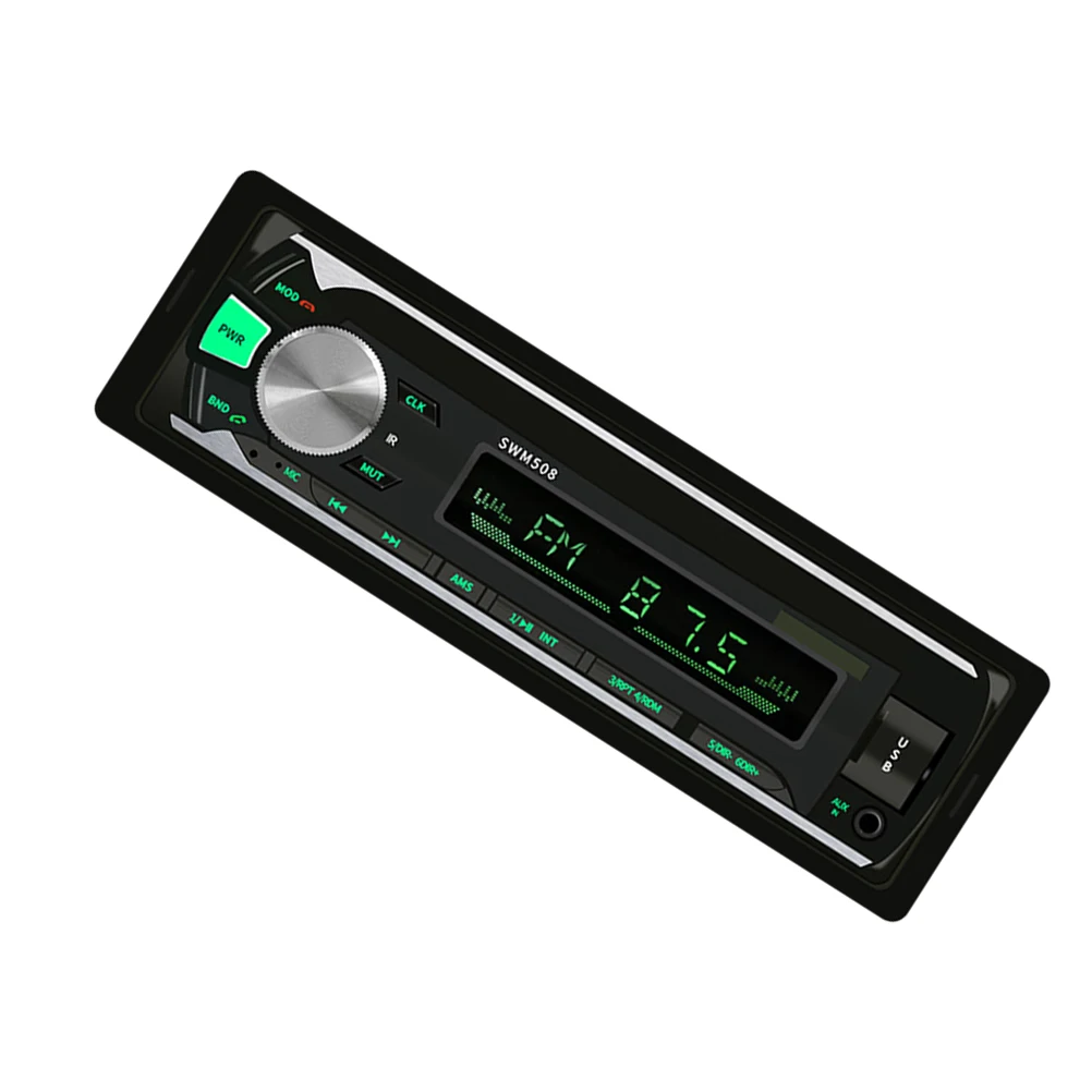 1 комплект автомобиля 12 в стерео fm-радио AUX USB TF U диск MP3 аудио плеер динамик Поддержка громкой связи звонки