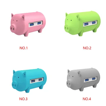 

ORICO USB3.0 HUB Cartoon Animal 3 Ports TF SD Card Reader Multifunctional Adapter Laptop PC USB Splitter TF / SD card reader