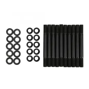 

Car Auto Steel Cylinder Front Head Studs 11mm Bolts Kit 207-4203 Fit for Mitsubishi Eclipse EVO8 EVO9