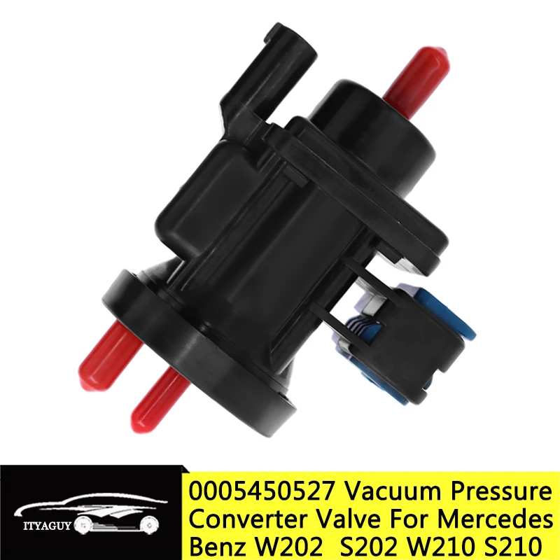 MTC 3056/002-997-53-36 Vacuum Valve White Plastic 3/2 Way Mounted on Valve Cover, Mercedes models 