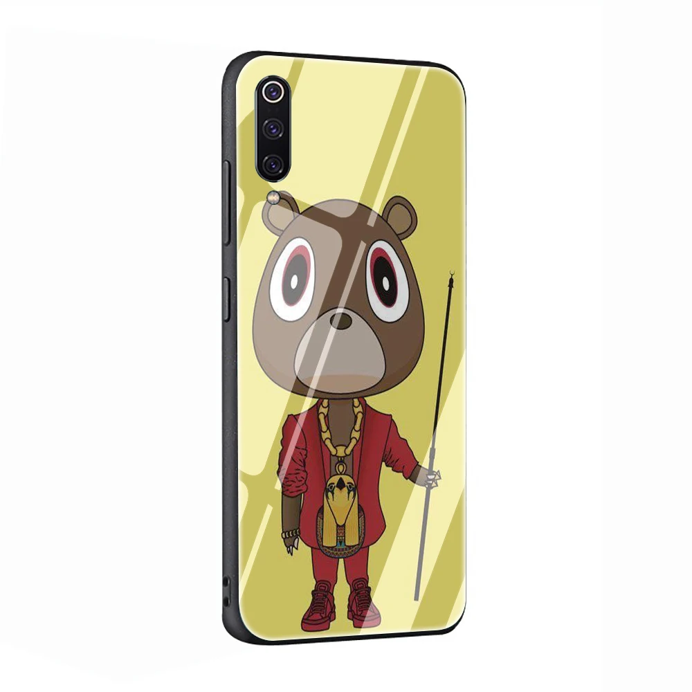 EWAU Kanye West Graduation Bear чехол из закаленного стекла для телефона для Xiaomi mi A1 A2 8 9 Red mi 4X 6A Note 5 6 7 Pro Pocophone F1 - Цвет: G11