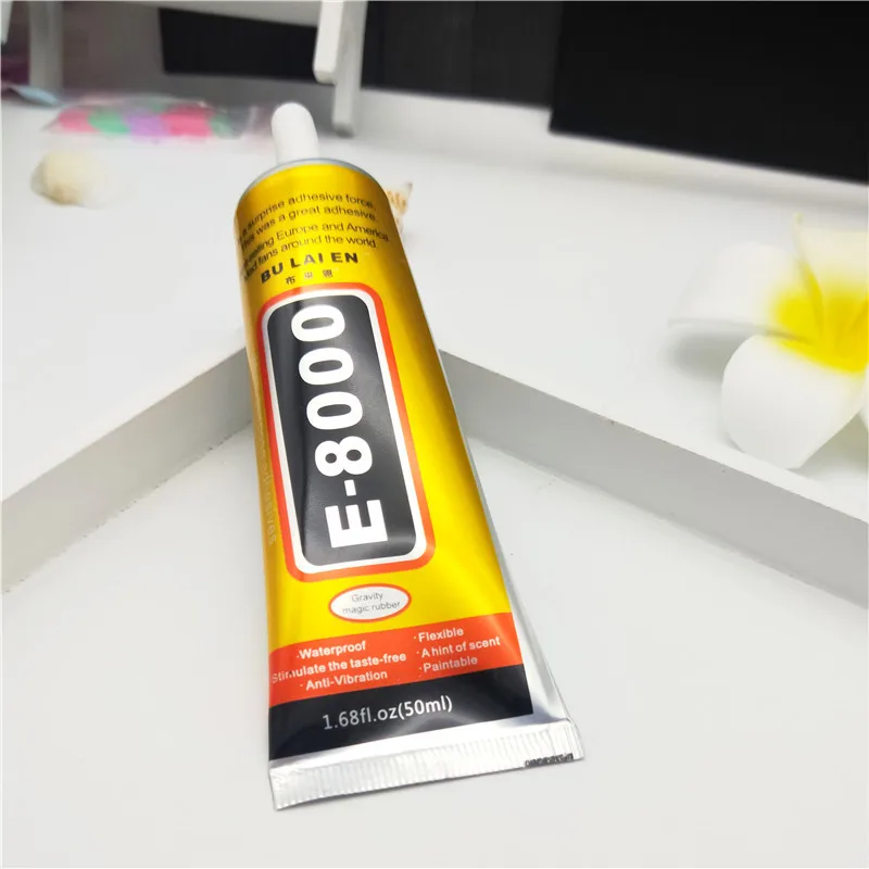 E8000 многоцелевой клей из эпоксидной смолы, сделай сам, ювелирные изделия, игрушка, стразы из кристаллов, стекло для экрана телефона, супер жидкий клей - Цвет: 50ml