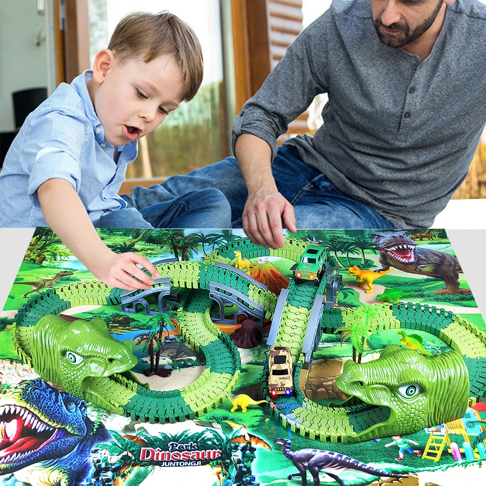 Voitures De Course sur Piste Modifiables, Pistes De Voiture Jouet pour  Enfant – Ensemble De Jeu De Piste Flexible, Voitures Jouets avec Pistes  Magiques, Ensemble De Jeu De Voiture De Piste De