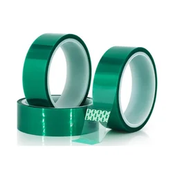 YX Green PET Heat-Resistant High Temperature Masking Shielding Tape for PCB Solder Plating Insulation Protection 33M