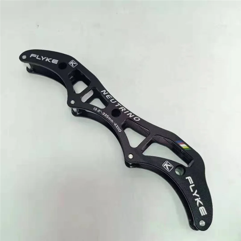 Flyke NEUTRINO 3X125mm 3X110mm 3X100mm 3 wheels inline speed skates frame 4*110MM 4*100MM 4*90MM Skating patines base 1 pair inline speed skates frame