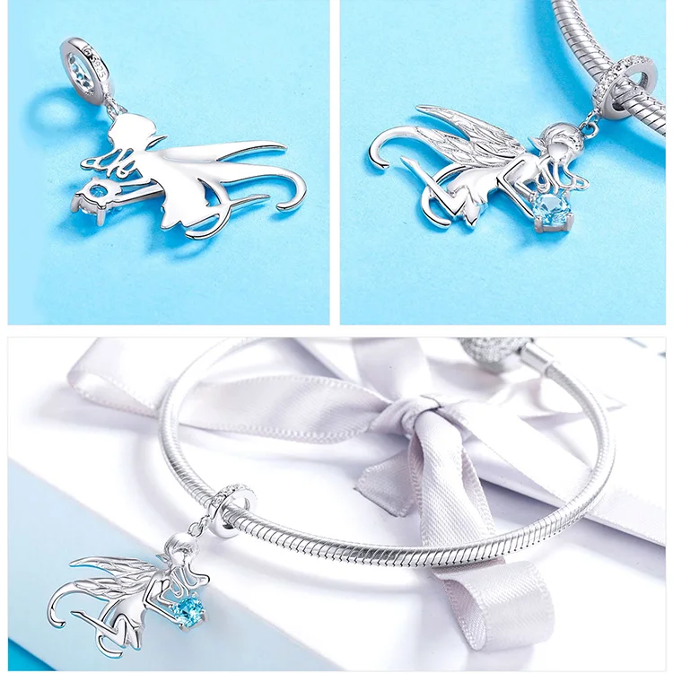 Fit Pandora браслет ожерелье подвеска Подвески для женщин 925 стерлингового серебра Мода ювелирных изделий