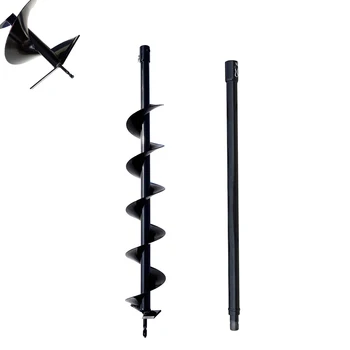 

Gas Post Hole Earth Digger Auger Bits Post Hole Digger Auger Bit 4" with 23" Extention Rod