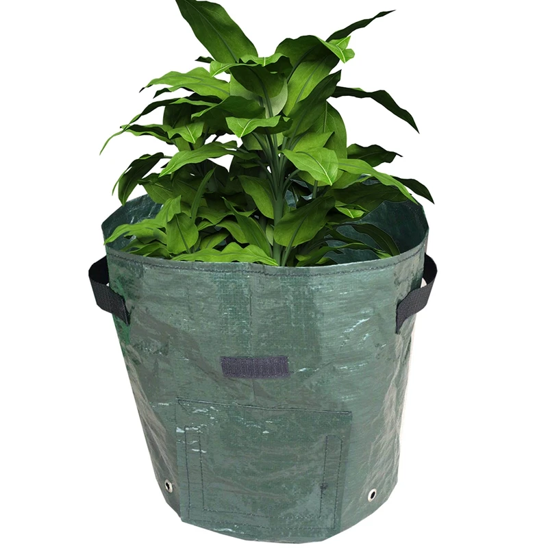 3-10 Gallons Potato Grow Bags PE Vegetable Planter Growing Bag DIY Fabric Grow Pot Outdoor Garden Pots Garden Tools Veget Garden