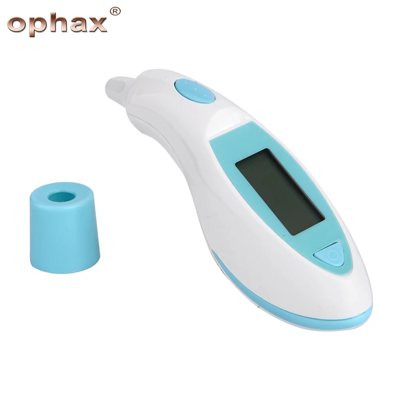 

OPHAX Medical Household Ear Electronic Forehead Thermometer LCD Infrared Temperature Measurement For Adult Baby Body Fever