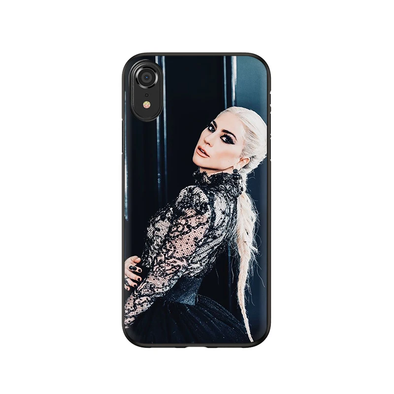 Силиконовый чехол для телефона EWAU Lady Gaga для iPhone 5 5S SE 6 6s 7 8 Plus X XR XS 11 Pro Max - Цвет: B4
