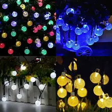 Солнечный пейзаж 30 светодиодный светящаяся садовая гирлянда дворовая дорожка Декор лампа открытый газон водонепроницаемый свет садовый Декор поставки