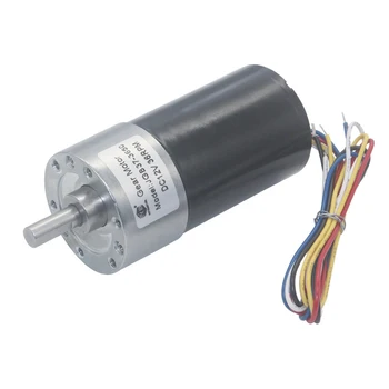 

1pcs JGB37-3650 37mm Motor DC 12V/24V Brushless High Torque Gearbox Powerful Long Life Silent BLDC Electric Gearmotor 30-1270RPM