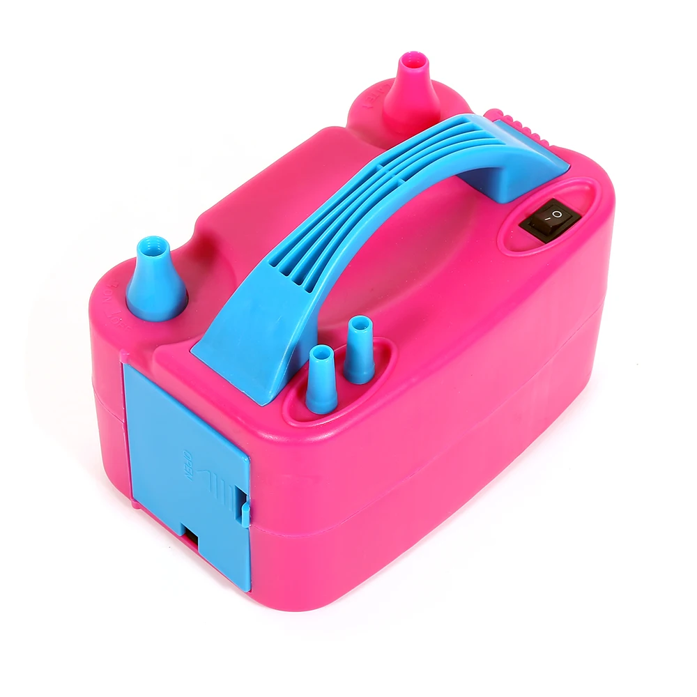 Portable Air Blower High Voltage Double Hole AC Inflatable Electric Balloon Pump Air Balloon Pump Electric Balloon Inflator Pump