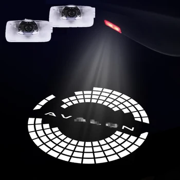 

2X LED Welcome Lights For Toyota Avalon Side Door Ground Shooting Light Car Logo Projector Shadow Lamp Warning Lights