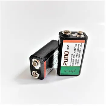 

Large-capacity 2000mAh 9V rechargeable battery 9 volt Ni-MH battery for Microphone