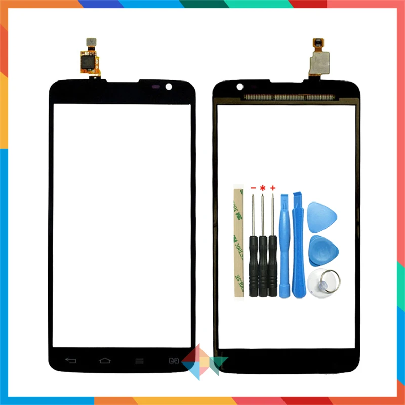 Высокое качество 5," для LG G Pro Lite D685 D686 сенсорный экран дигитайзер Переднее стекло объектив сенсорная панель