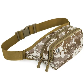 

Men Nylon Assault Fanny Bag Designer Mens Motorcycle Riding Small Anti Theft Purse Waist Pack Belt Hip Bum Chest Bag