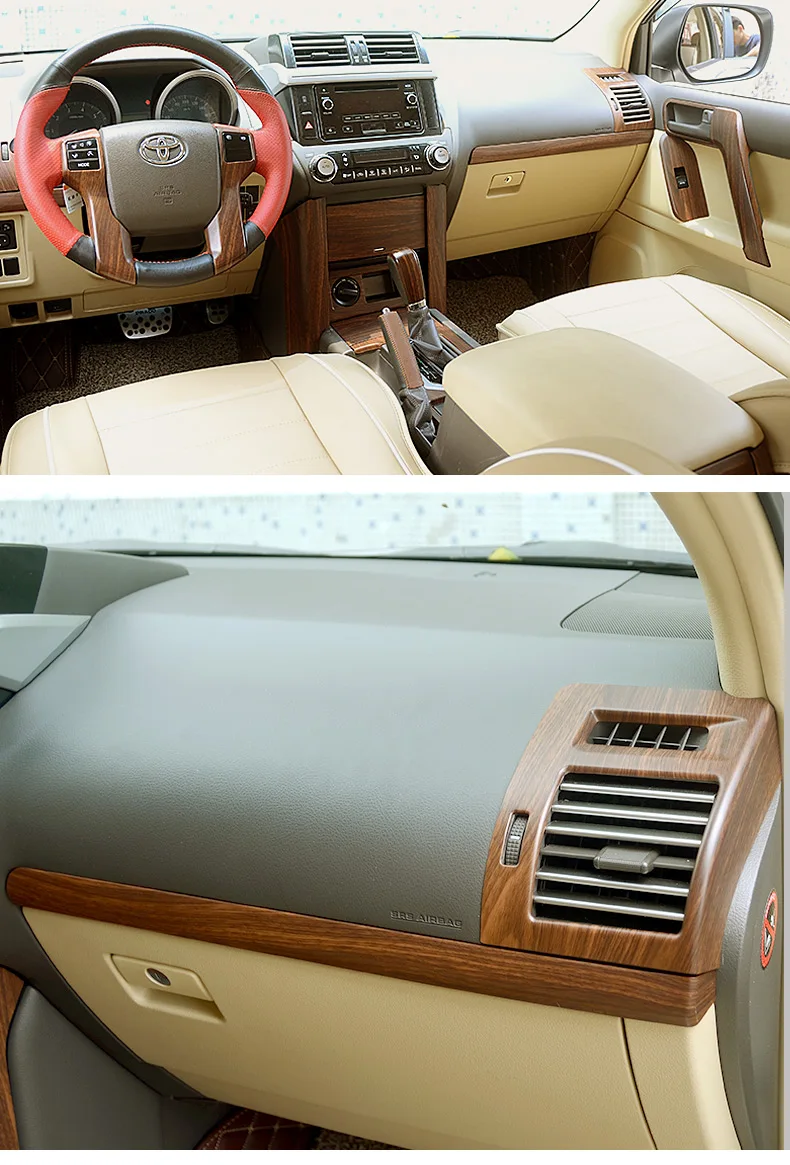 Аксессуары для автомобильного интерьера, внутренний молдинг отделка для Toyota Land Cruiser Prado 150 LC150 FJ150 30 шт