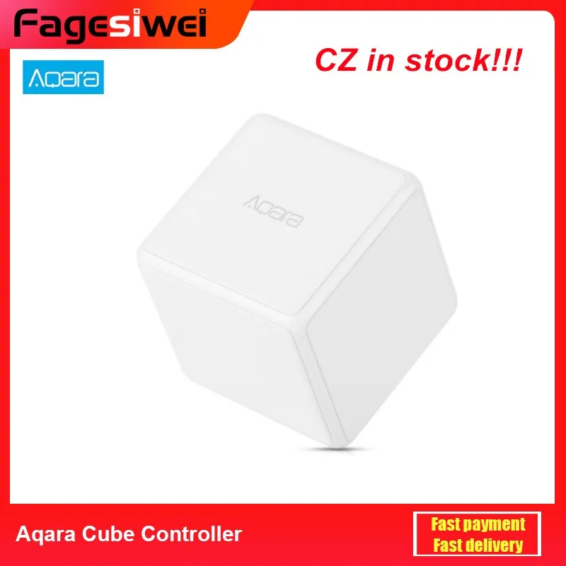 

Aqara Cube Controller Smart Home Controller 6 Action Operation For Home Device Zigbee Version App Wireless Remote Control