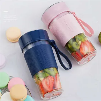 

300ml USB Rechargeable Portable Juicer Blades Blender Juicer Cup More Powerful Juice Maker Cup Mixer Bottle Kichen Accessories