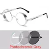 Round Metal Myopia Glasses Gothic Steampunk Vintage Shield Eyewear Shades Prescription 0 -0.5 -0.75 -1.0 -2.0 -3.0 To -6.0 6