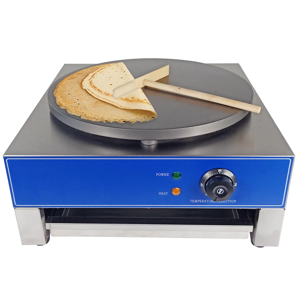 

Commercial Non-stick Crepe Maker Machine Egg Puff Pancake Baking Machine Multifunctional Crepe Making Furnace