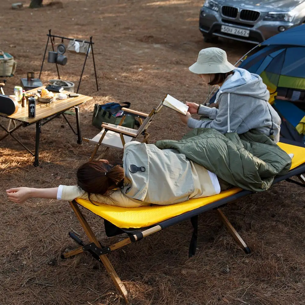 Легкая складная кровать Naturehike для кемпинга портативная подшипник 150 кг уличная