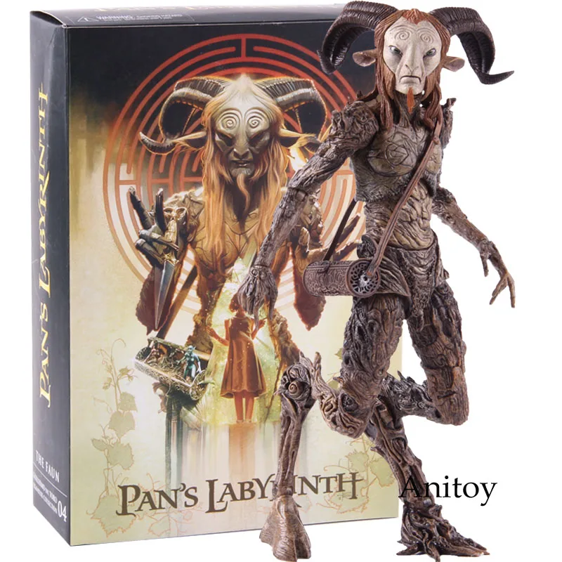 NECA сковородки лабиринт El Laberinto Del Fauno Faun ПВХ NECA фигурка Коллекционная модель игрушки - Цвет: with retail box