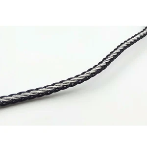 Image 5 - 150cm 200cm DIY kulaklık ses kablo tel 7N OCC gümüş kaplama örgülü kablo