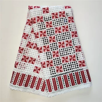 

Swiss Voile Lace In Switzerland Dry Lace Water Soluble 100% Cotton Cord Lace Material For Indian African Wedding Dress Fabrics