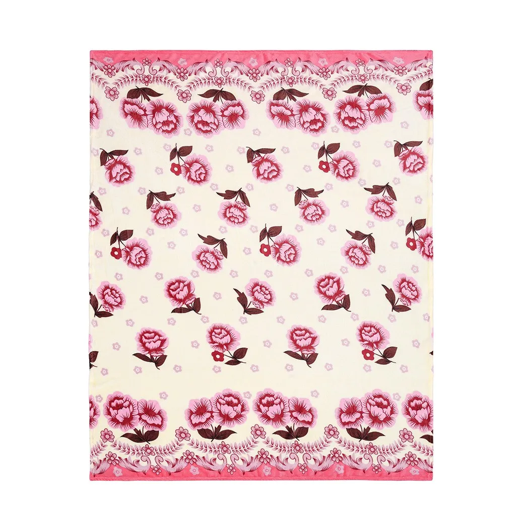 Pink Супер мягкое теплое одеяло для сна, супер мягкое уютное бархатное плюшевое теплое постельное белье для дивана, микро плюшевое Флисовое одеяло, покрывало для дивана, постельные принадлежности - Цвет: Pink