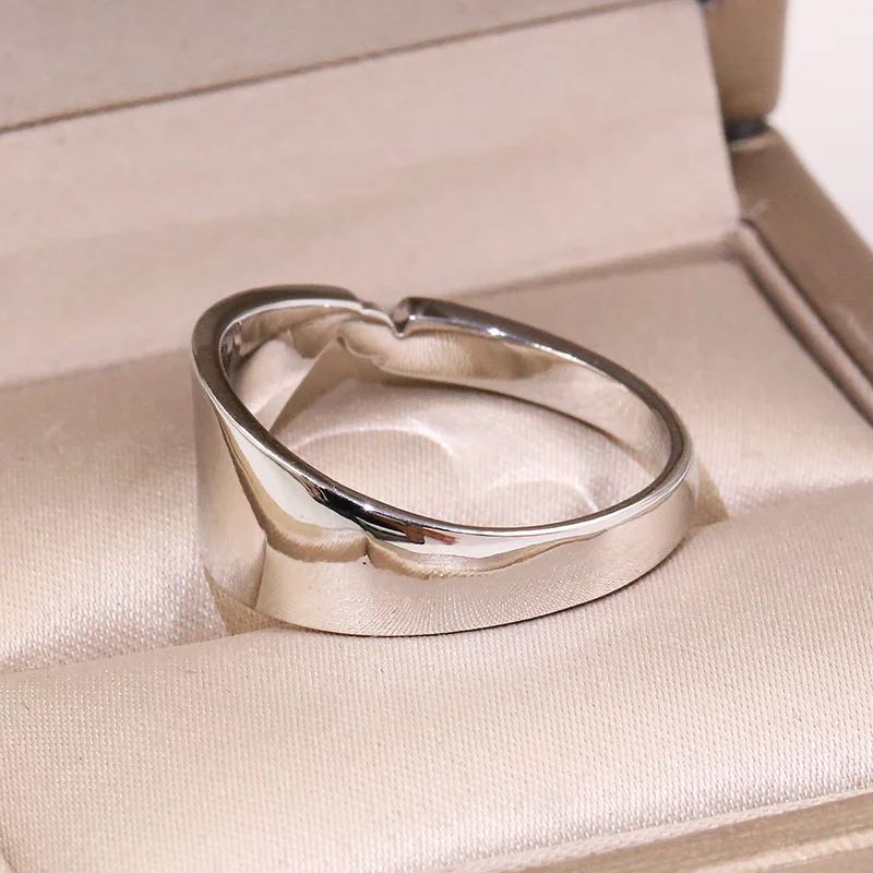 Модные ювелирные изделия кубический циркониевый солитер Серебро Свадебное обручальное кольцо Коктейльные Вечерние Необычные кольца