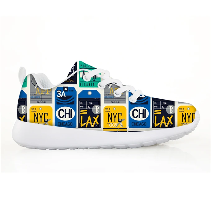 NOISYDESIGNS/Коллекция года; сезон весна; детская повседневная обувь на шнуровке с надписью; крутые кроссовки для бега для маленьких мальчиков и девочек; легкие спортивные теннисные кроссовки - Цвет: LMZY5723BN