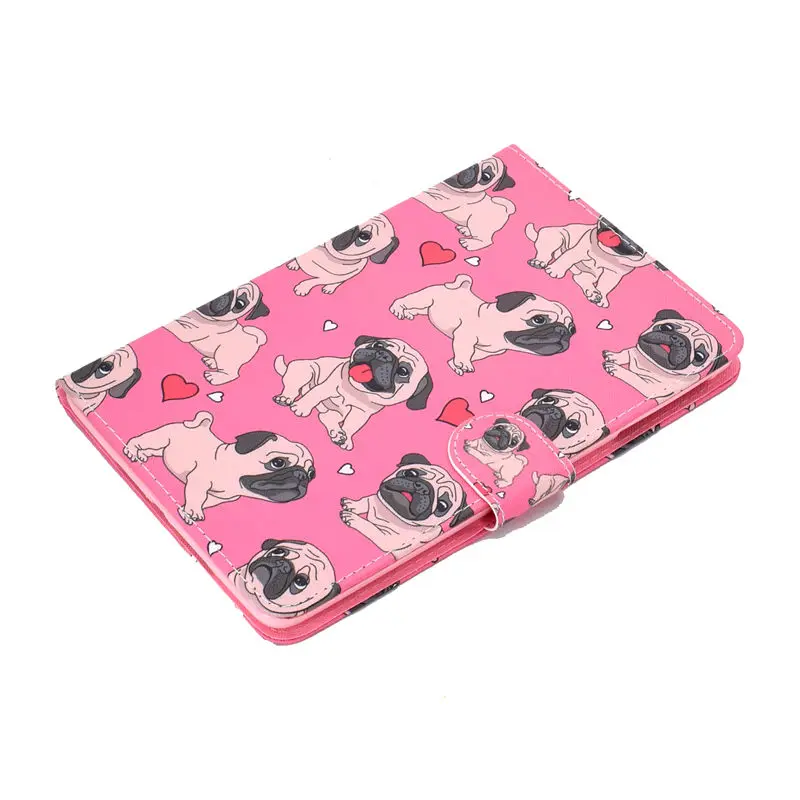 Чехол для Apple iPad Mini 5 Mini 1 2 3 4 5 7," Smart Cover Funda Tablet с мультяшным животным узором PU кожаный чехол-подставка