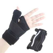 Estabilizador de pulgar bidireccional elástico ajustable, soporte para dedo, muñequera, Protector de manos para muñeca