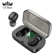XG21 Tws 5.0 Noise Reduction Music HiFi Mini Bluetooth In-ear Earbuds Wireless Sport Earphones with Display Charging Box