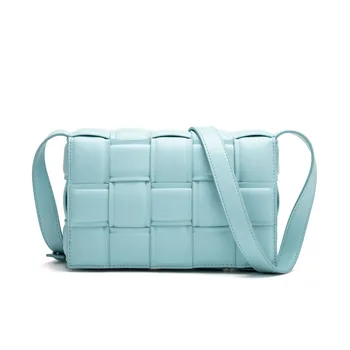 

Woven Crossbody Handbag Purse for Women Small Shoulder Messenger Bag Clutch Wallet Square Bag Purses and Handbag