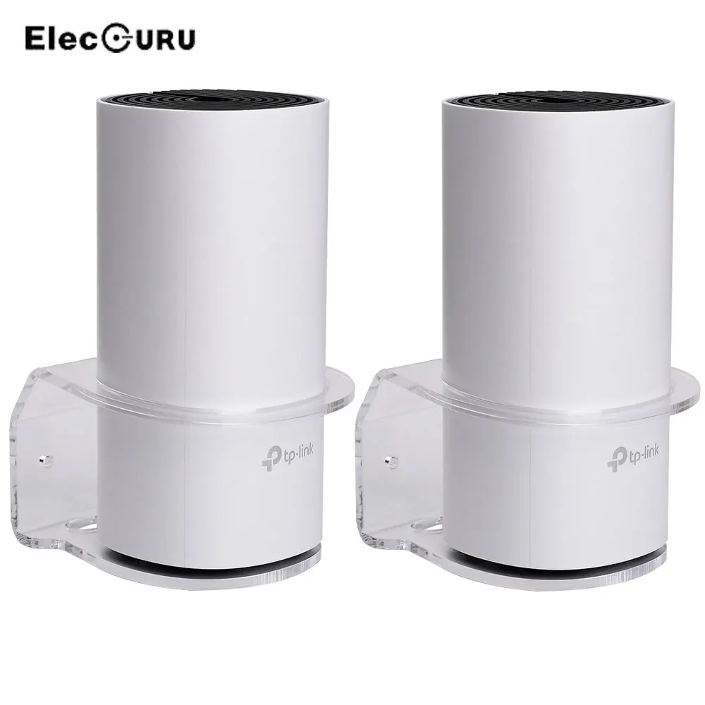 Supporto A Parete Per Tp-Link Deco M4/E4/P9/S4 Sistema Wifi A Rete Per Tutta La Casa, Supporto Acrilico Per Ripiano Per Router Wifi Domestico Staffa T