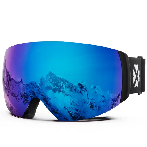JULI Professional Magnetic Ski Goggles Double Layers Lens Anti-fog UV400 Big Ski Mask Glasses Snowboard Goggles For Men Women - Image 23