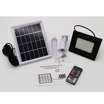 

80 LED Solar Remote Control Flood Light Waterproof Outdoor Lawn Light Courtyard Street Safety Light