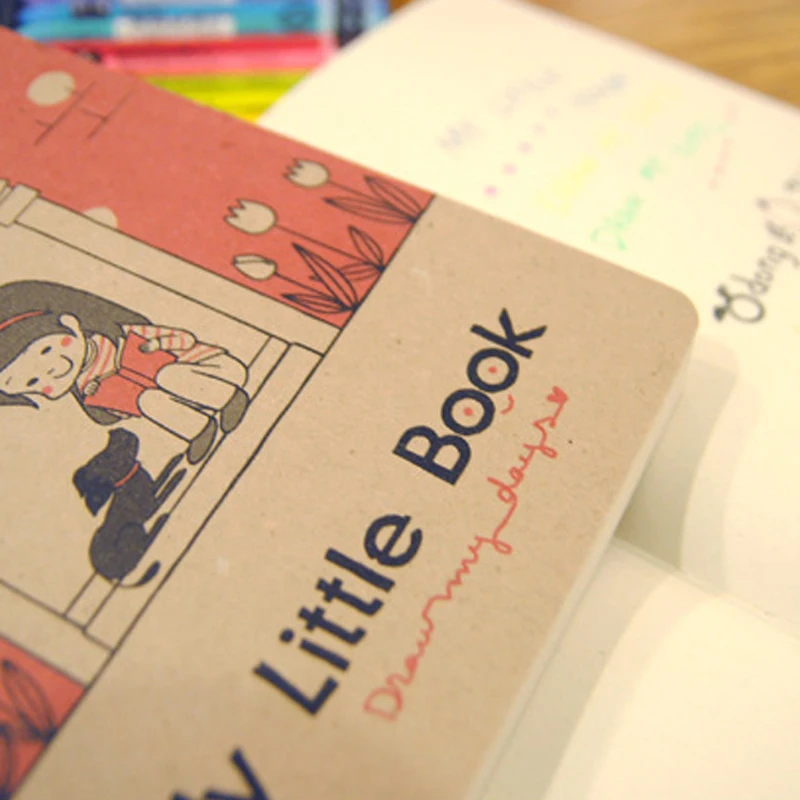 Sketchbook, граффити A5, пустой внутренний рисунок страницы для девочек детей студентов