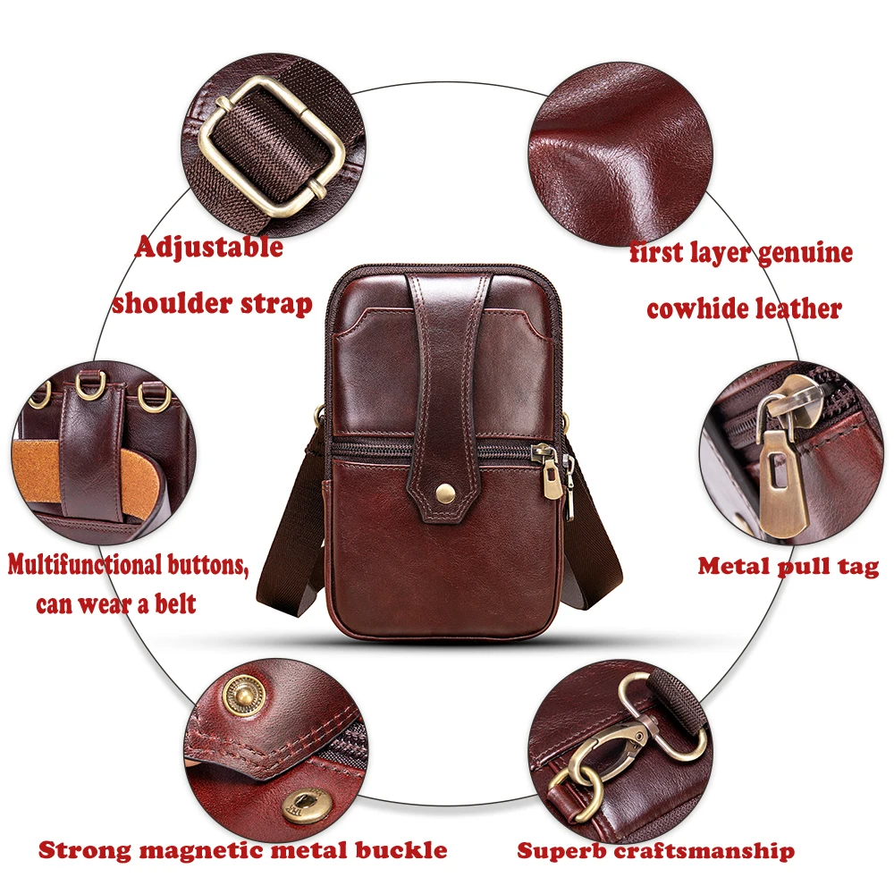 Сумка мессенджер WESTAL мужская из натуральной кожи маленький саквояж кросс боди на