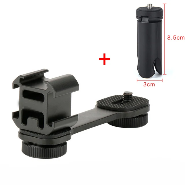 Белый Для Gimbal Zhiyun Smooth 4 Snoppa Atom Hot Shoe крепление микрофона адаптер кронштейн для DJI Osmo Mobile 3 Osmo карман - Цвет: Белый