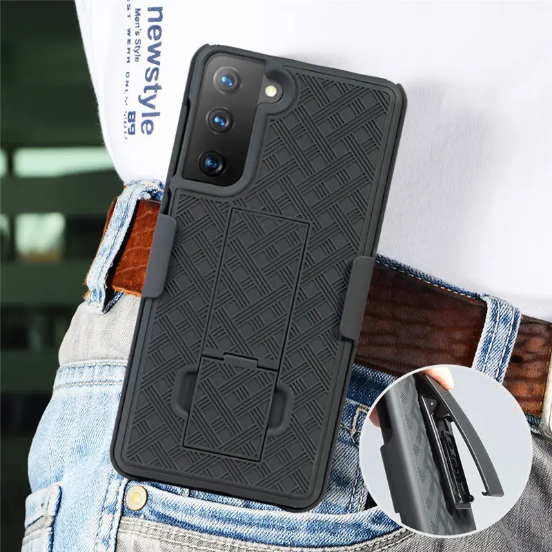 Чехол-кобура с откидной ножкой для Samsung Galaxy S 21 S21 + Plus S21Ultra S21Plus | Мобильные телефоны