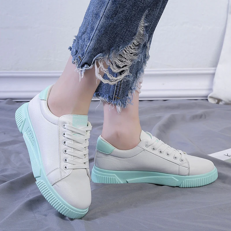 Sapato feminino zapatos mujer; коллекция года; женская обувь для тенниса; спортивная обувь; Tenis Blancos; кроссовки на плоской подошве для прогулок; Tenis Plataforma; дешево; 7