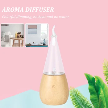 

Air purifying humidifier Solid wood glass pure essential oil diffuser silent sleep aid aroma diffuser