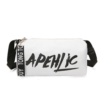 

Street Style Shoulder Bags Fashion Ladies Handbags Letter Print Cloth Canvas Tote Bag Casual Handbag For Women and Men