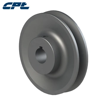 

CPT AK40 A Belt pulley, 1 Groove, 5/8, 1, 1-1/8 inch inner bore, 97.79mm Outside Diameter, Cast Iron sheave for A, 4L, 3L belts